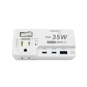【Palladium R-62PLC】1開2插2+3P 35W USB超級閃充分接器（壁插）