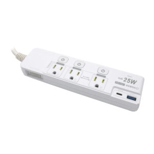 【安全達人C-81P25NC】4開3插3P 25W USB超級閃充延長線