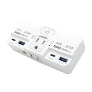 【Palladium R-83P25LC】1開2插2+3P TYPE-C PD25+25W USB分接器