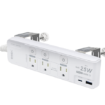 【安全達人C-81P25NC+C】4開3插3P 25W USB超級閃充延長線(含夾子配件)