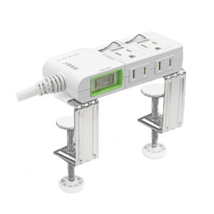 【安全達人K-101NC+C】4插2+3P 獨立插座 高溫自動斷電延長線 (含夾子配件)