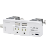 【Palladium K-102P25NC+C】3開4插2+3P PD25氮化鎵快充延長線 (含夾子配件)